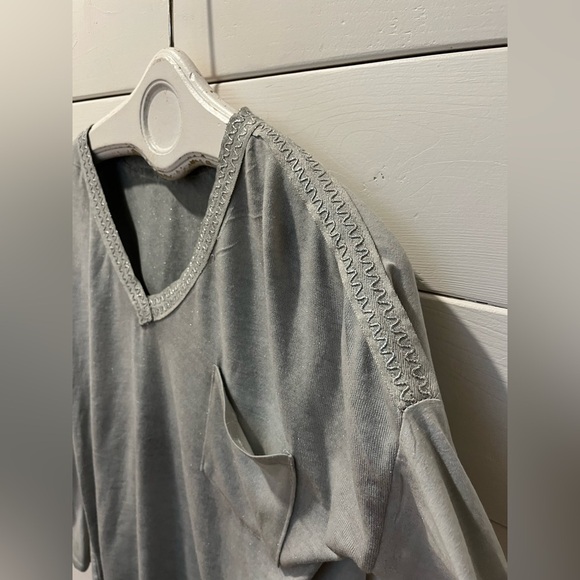 🩶 Grey Pocket Knit – Made in Italy – One Size (based on measurements) - Picture 8 of 9